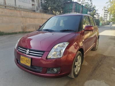 Suzuki swift dlx auto model 2015 maroon mettalic only 75000 kms