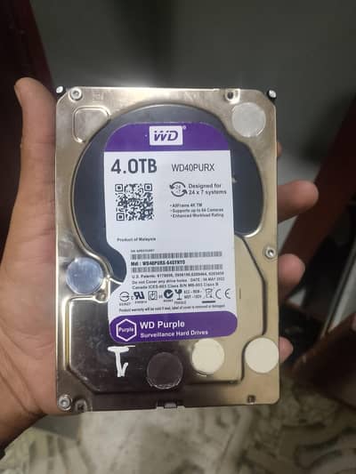 WD 4TB hard drive (0309/9338827)