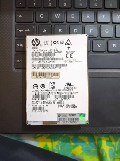 HP 480 gb sas drive health oky