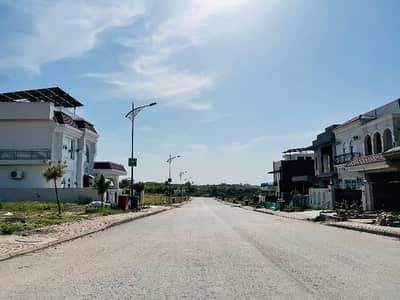 10Marla corner plot with 3 marla extraland front open plot with stunning views