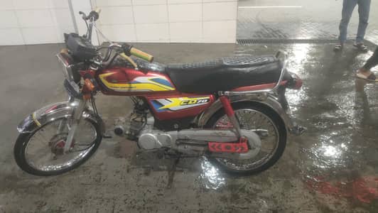 dhoom bike facelift Honda cd 70
