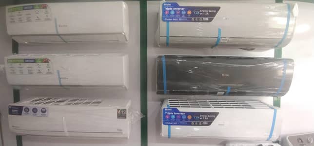 Haier. Eco star. Dawlance orient ac available in cash sale offer