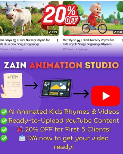 Ready-made kids rhymes + Ai Animated videos - Grow Your YouTube