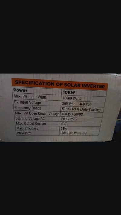 10 Kw local inverter
