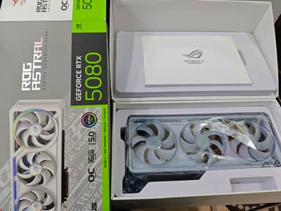 Asus ROG Astral RTX 5080 White GPU