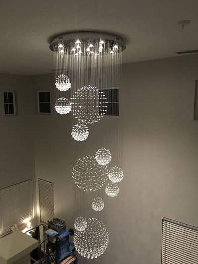 Chandeliers Crystal Double Height