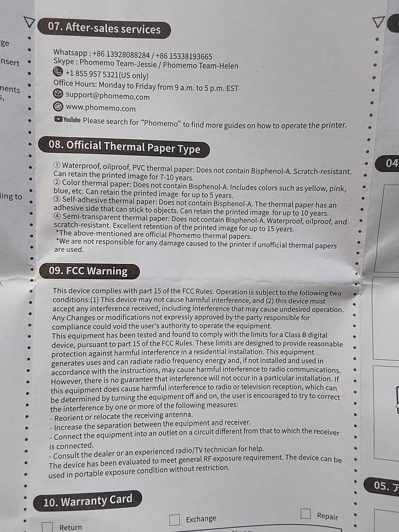 mini printer Phomemo M02 5