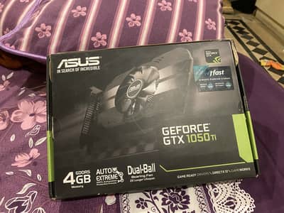 GTX 1050 TI WITH BOX (PRICE NEGOTIABLE)