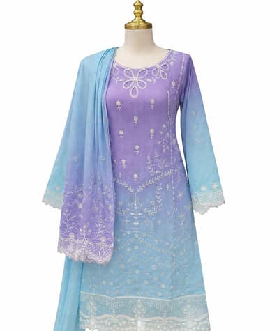 Unstitched / ready to wear 3 piece suit available