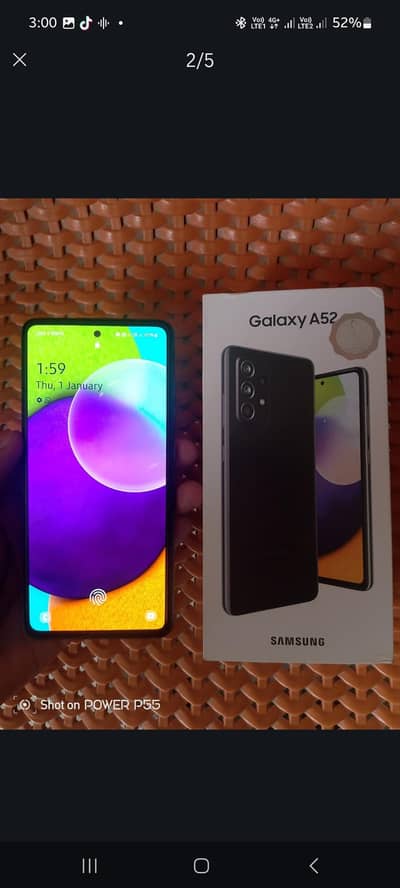 samsung a52  8/128 all ok