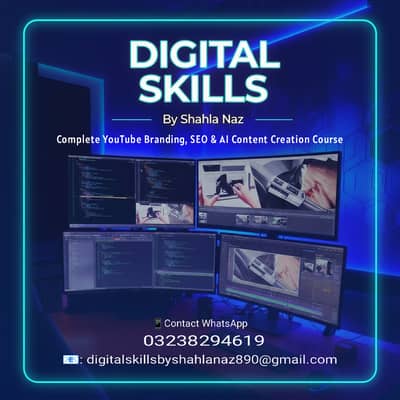 Complete YouTube Branding,SEO & Ai Advanced Modules