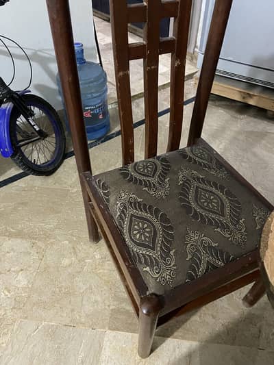 Dinning Table with 6 Chairs Wooden