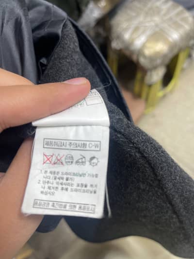 Original Yves Saint Laurent (YSL) Vintage Woolen Coat - Size 100