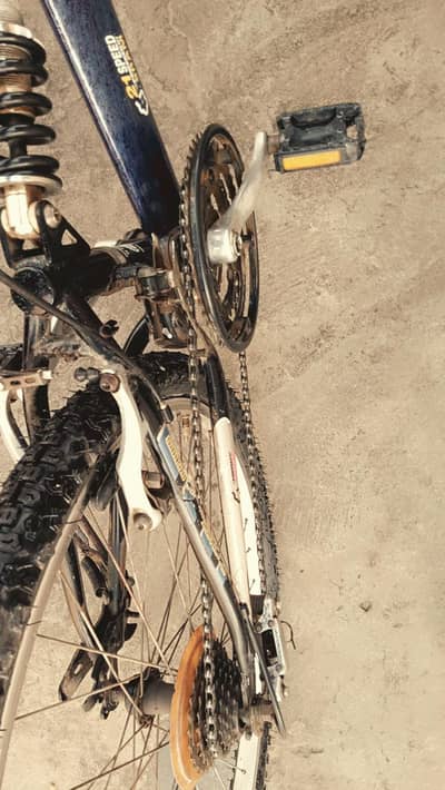 slightly used condition like new gmx double suspension bicycle