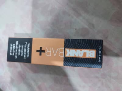 Blank Bar+ Vape – New Condition (2 Months Used)