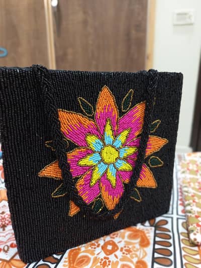 Beautiful multi colour hand embroidery 