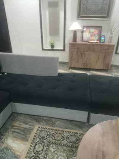L shape 7 seater sofa