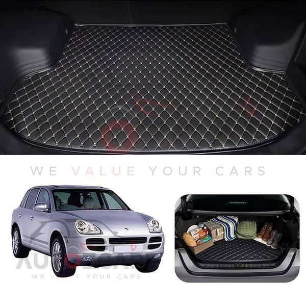Porsche Cayenne 7D Custom Car Trunk Mat - Model 2002-2010