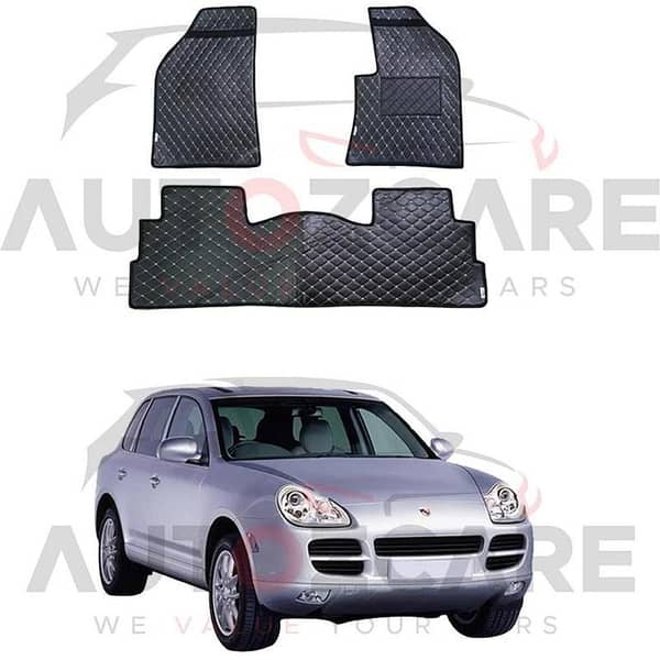 Porsche Cayenne 7D Floor Mat ( Flat Style ) 3PCS - Model 2002-2010