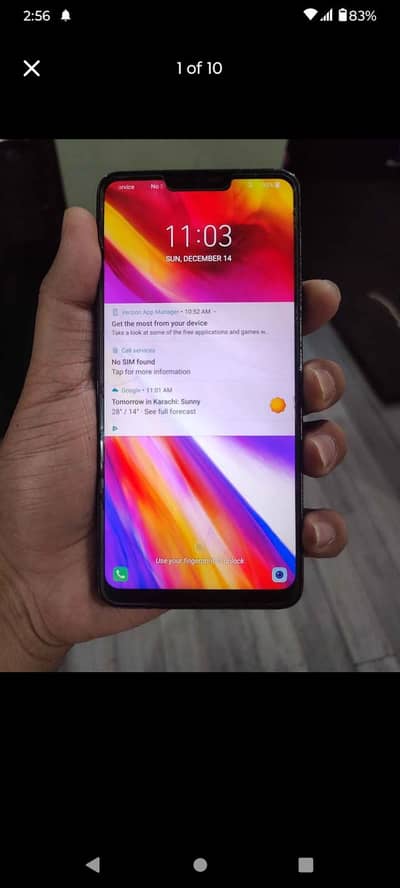 LG G7 Thinq 4gb ram, 64gb storage, Snapdragon 845