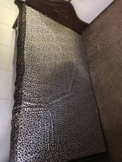 Single bed with free mattress for sale