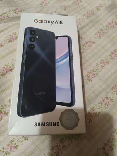 Samsung A15 urgent sale in warrenty