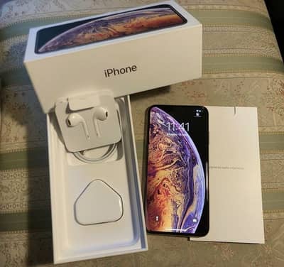 Apple iPhone Xs max pta approved double sim 256 GB water proof
