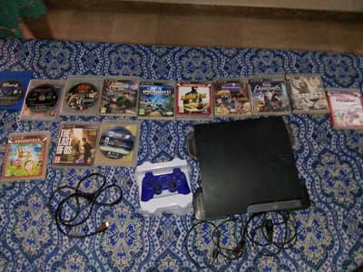 PlayStation 3 with CD and controller