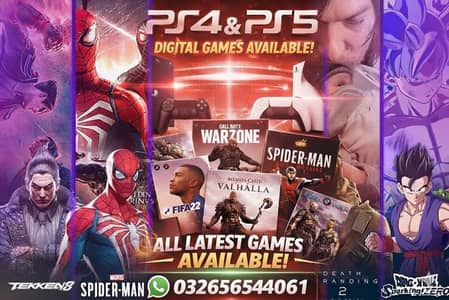 Digital ps5 games