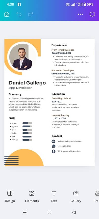 Professional cv cover letter business card and flyer etc