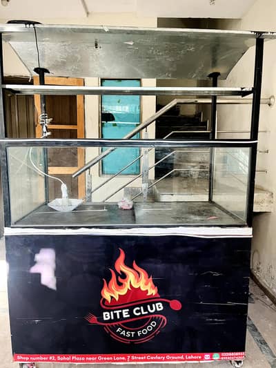 Fast Food counter just 2 months Used