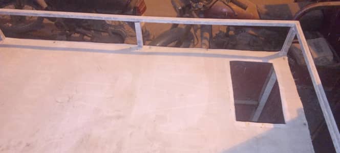 fries or burger counter table