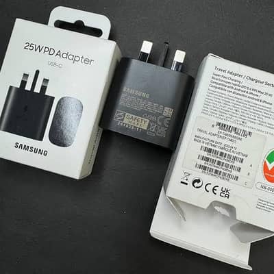Samsung new charger 25 watts c type with out cable