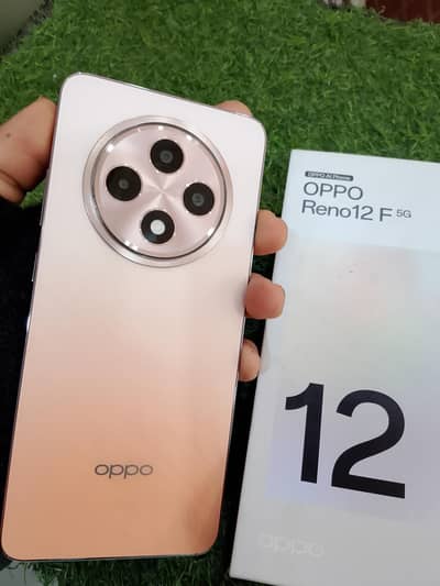 oppo Reno12F 5G 12gb 256gb box charger ka Sath  10 by 10 condition