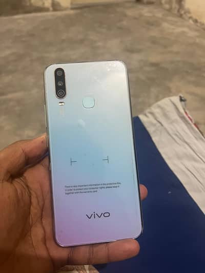 vivo y 17 8 256 all ok lush condition with box