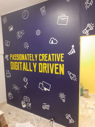 Panaflex Printing Sticker Printing Wall Paper Vinyl Printing Roll Up