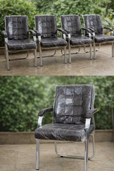 Brand New Office / Visitor Chairs – Set of 4 (Premium Quality)