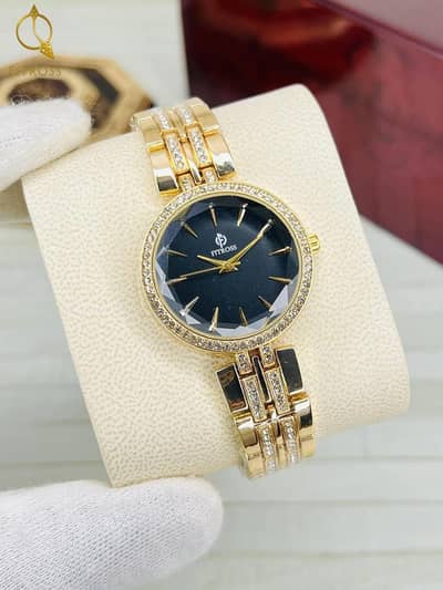 Fitross Ladies  Watch – Luxury Crystal Design