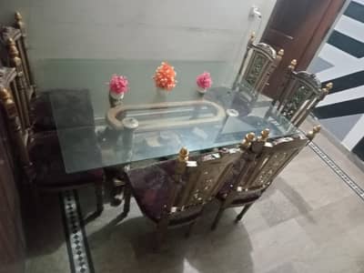 dining table with 6 chairs