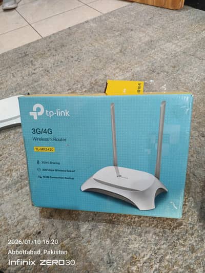 Tplink TL MR3420 Router 4G device enable