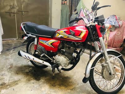 Honda CG 125 2019 model con in to 2025 owsome condition