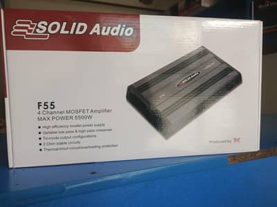 solid audio amplifier