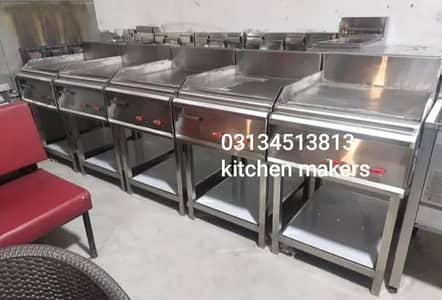 hotplate grill steel tables ban Marie burner karahi counter