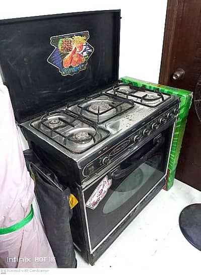 WINNER FLAME 5 STOVE COOKING RANGE WITH OVEN &  GRILL