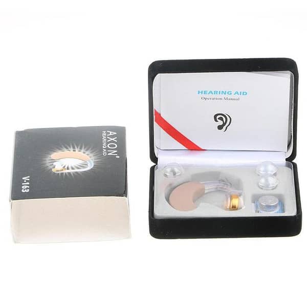 Axon V-163 Hearing Aid Machine - Clear Sound Amplifier for Old Age
