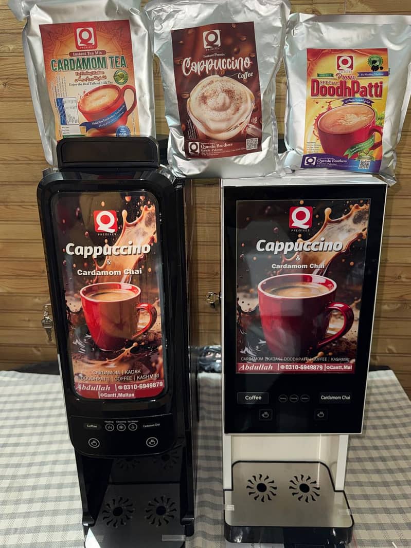 Distributor Tea & Coffee vending machine 2/3/4 lines tea machines ...