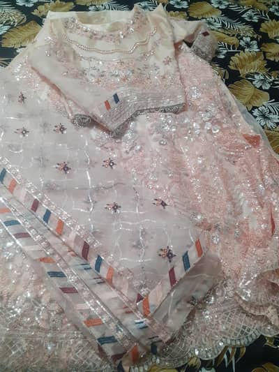 Beautiful baby pink colour lehanga