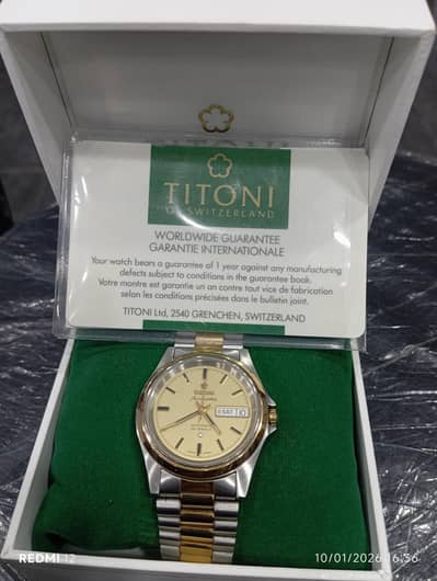 titoni airmaster automatic watch
