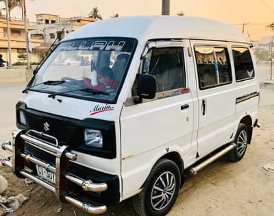Suzuki bolan high roof 2015 efi white total genuine