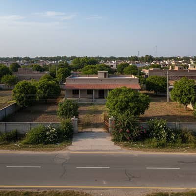 1 Kanal Farmhouse Land For Sale on Top Location of Bedian Road Lahore
